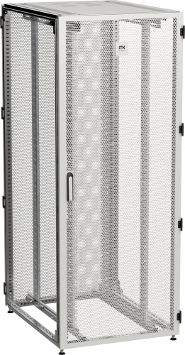 ITK by ZPAS Шкаф серверный 19" 45U 800х1200мм одностворчатые перфорированные двери серый РФ | код ZP35-45U-0812-PP-R | IEK